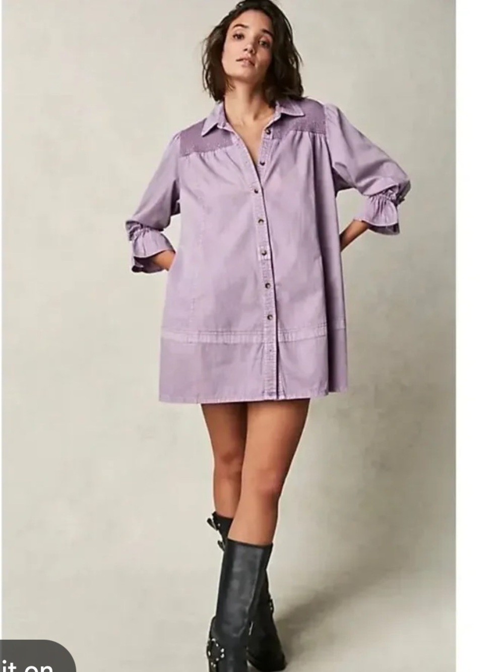 NWT free people shirt dress